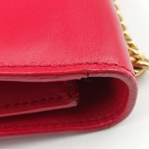 Pre-owned Yves Saint Laurent KATE Red Leather 326078 shoulderbag | stylenewstar