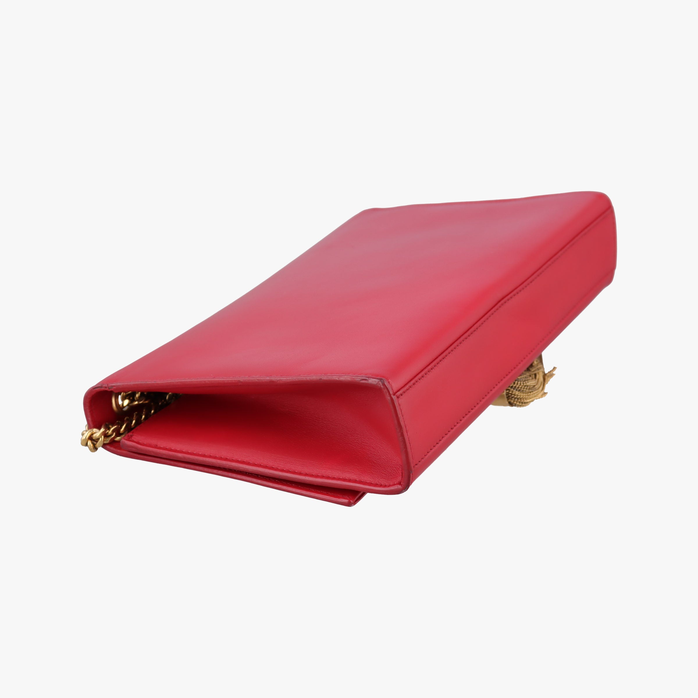 Pre-owned Yves Saint Laurent KATE Red Leather 326078 shoulderbag | stylenewstar
