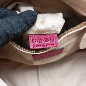 Pre-owned Chloe Paraty Rose Leather  shoulderbag | stylenewstar