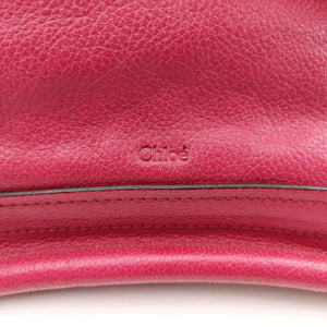 Pre-owned Chloe Paraty Rose Leather  shoulderbag | stylenewstar