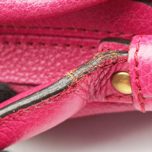 Pre-owned Chloe Paraty Rose Leather  shoulderbag | stylenewstar