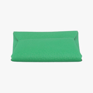 Pre-owned Hermes Bastia Green Leather  bifoldwallet | stylenewstar
