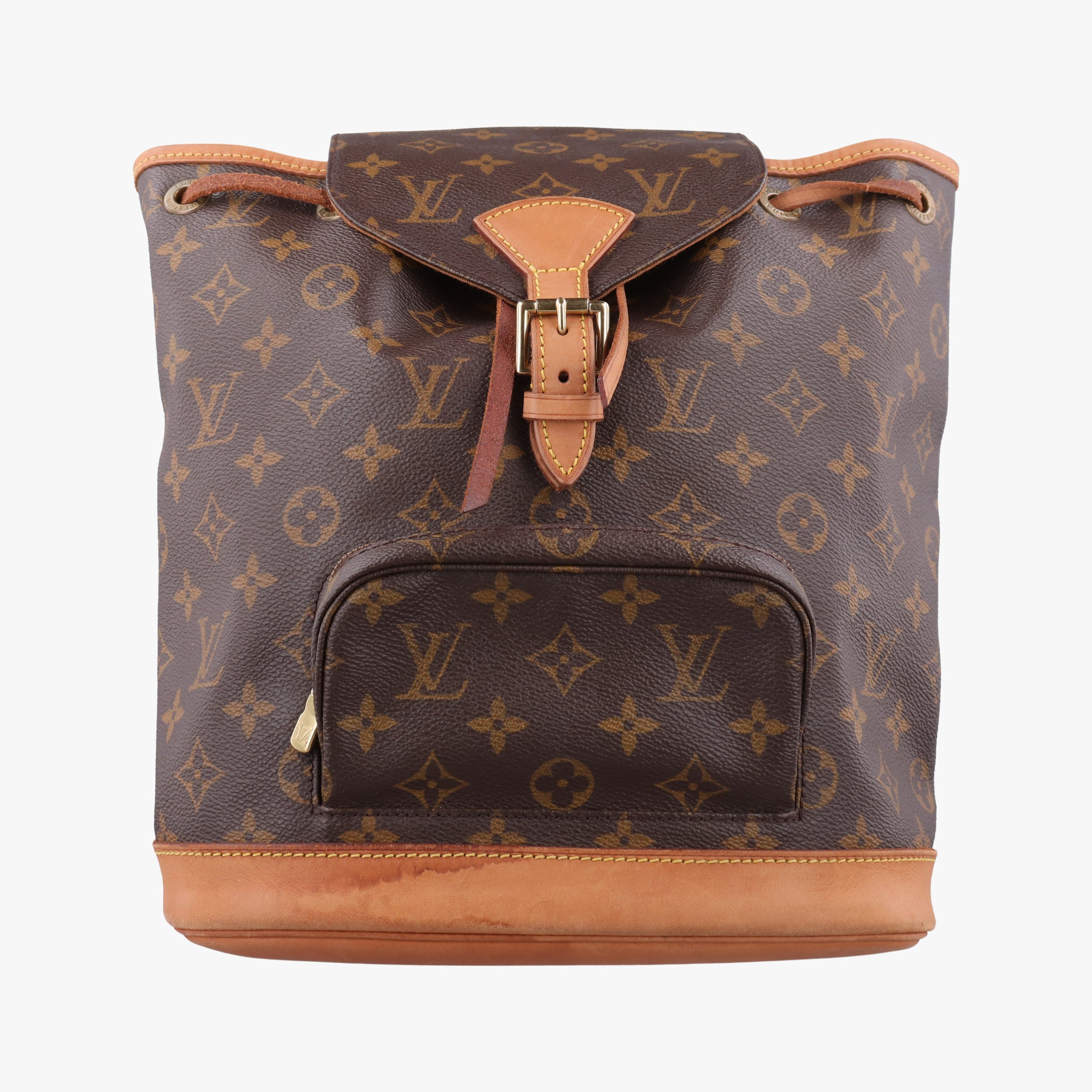 Vintage Louis Vuitton MONTSOURIS GM brown Monogram Canvas M51135 backpack/rucksack | stylenewstar