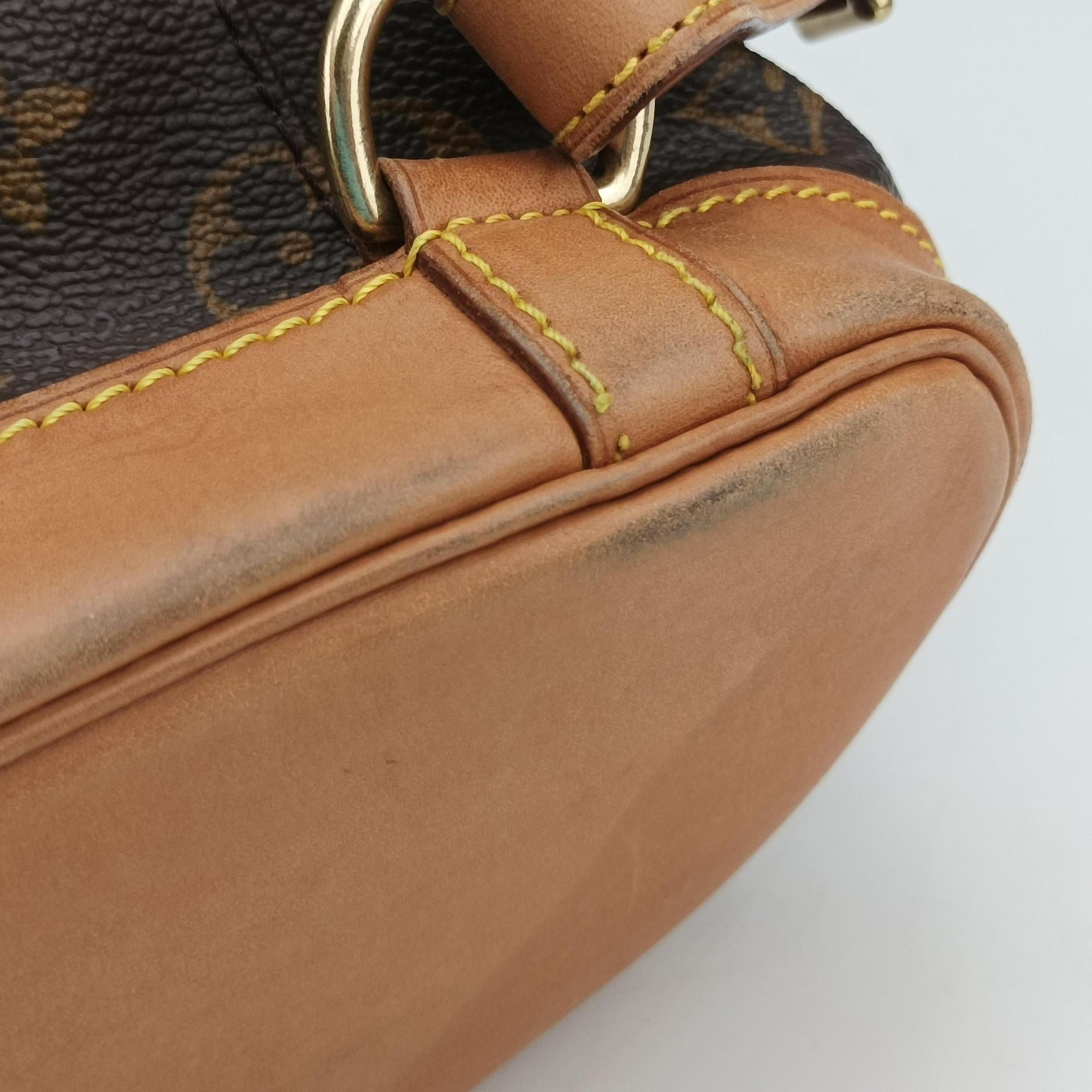 Vintage Louis Vuitton MONTSOURIS GM brown Monogram Canvas M51135 backpack/rucksack | stylenewstar