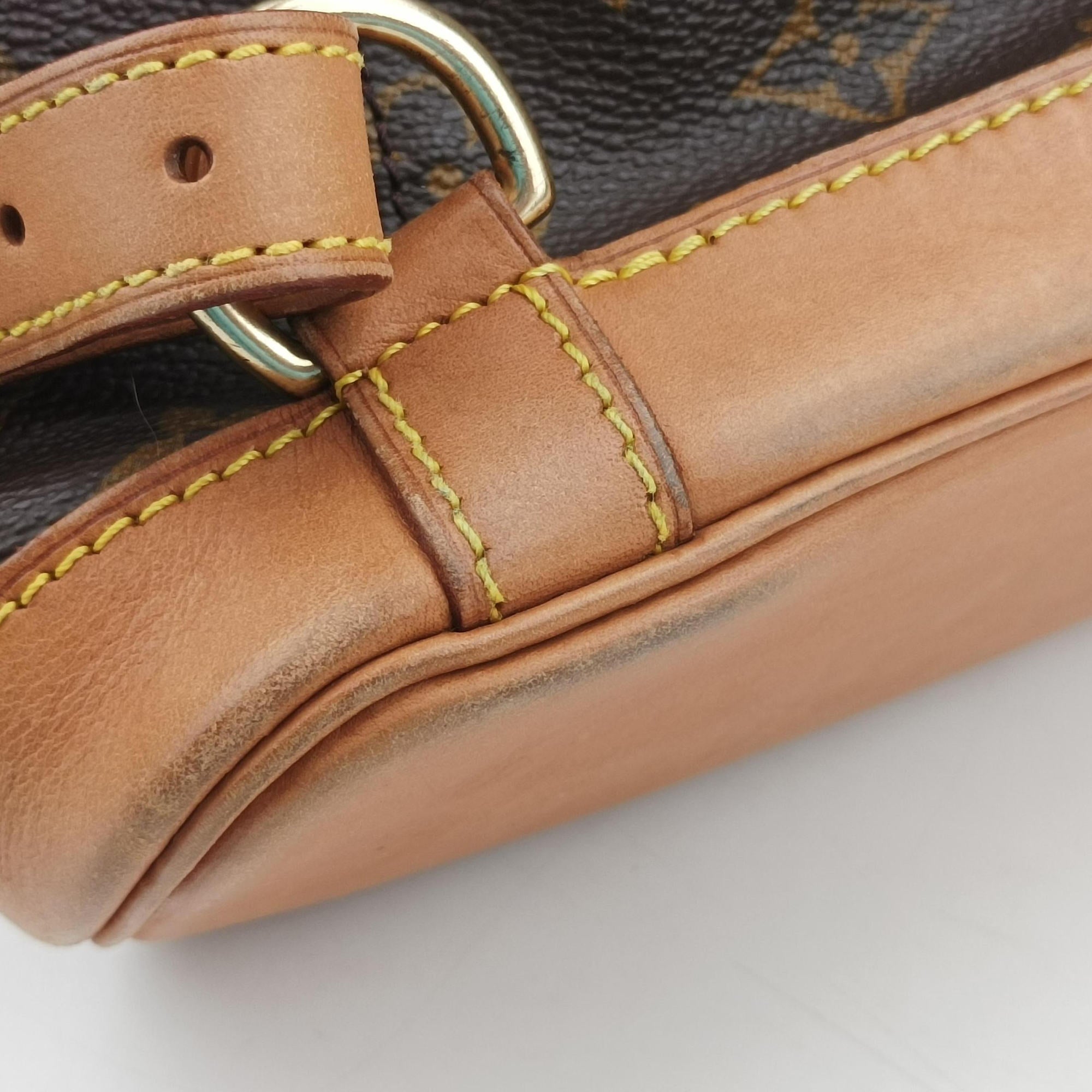 Vintage Louis Vuitton MONTSOURIS GM brown Monogram Canvas M51135 backpack/rucksack | stylenewstar