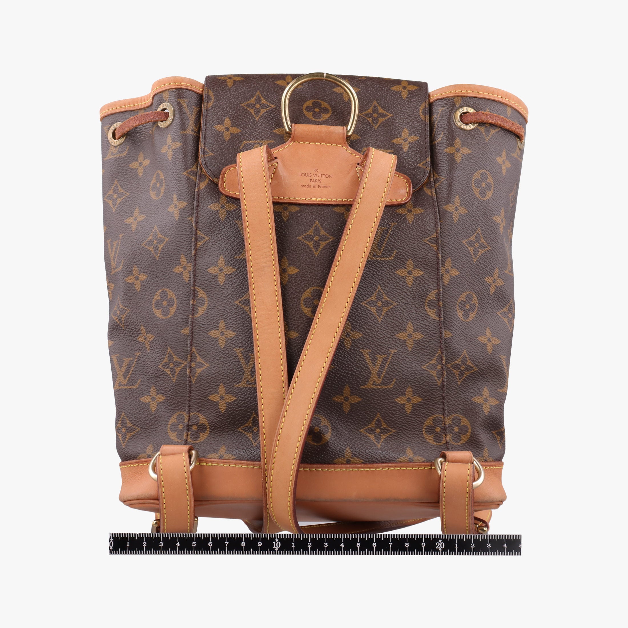 Vintage Louis Vuitton MONTSOURIS GM brown Monogram Canvas M51135 backpack/rucksack | stylenewstar