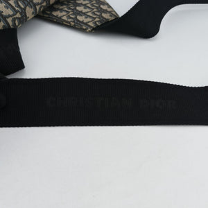 Vintage Christian Dior Saddlebags Gray×Navy×Black Jacquard×Leather  bum bag/waist bag | stylenewstar