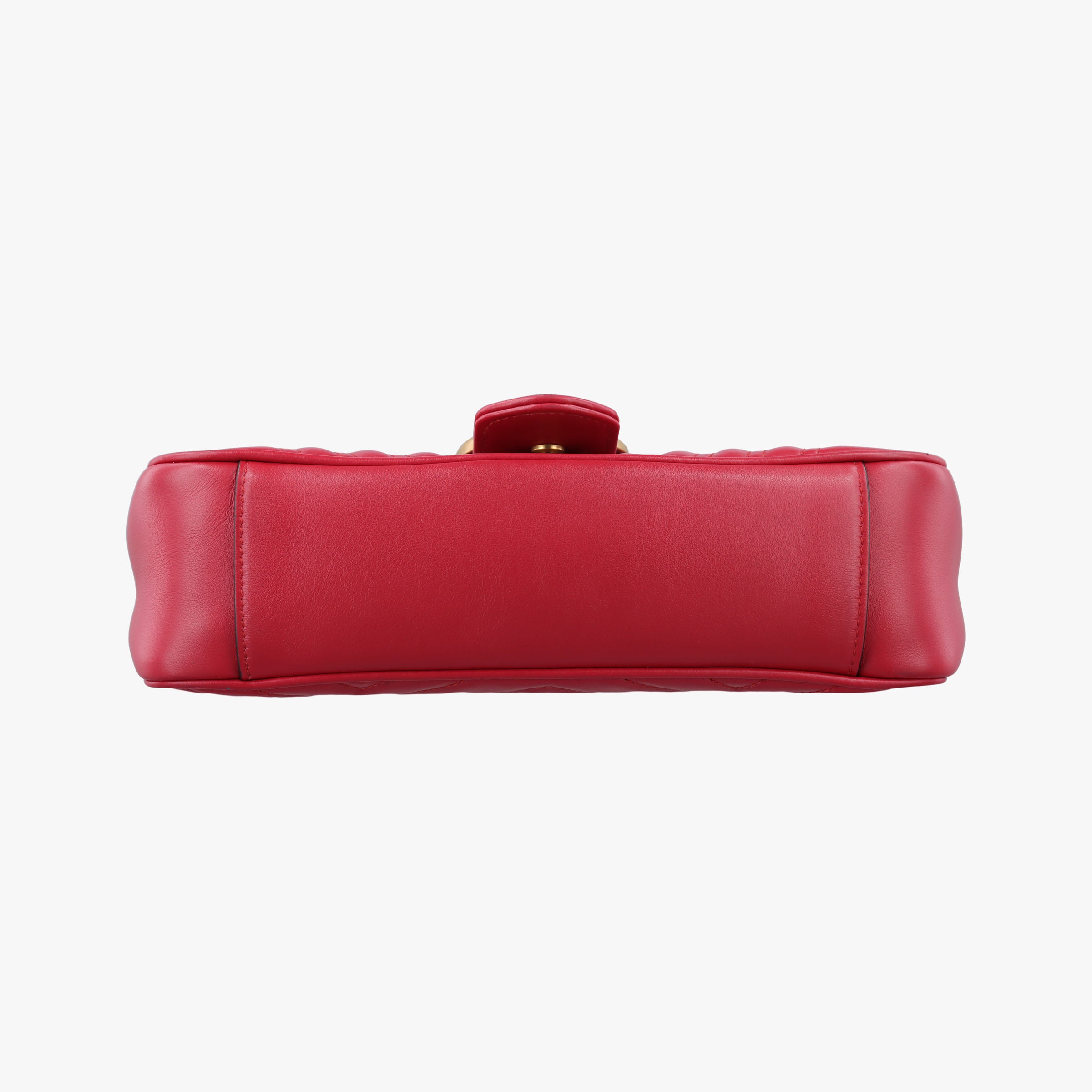 Secondhand Gucci GG Marmont Red Leather 443497 shoulderbag | stylenewstar
