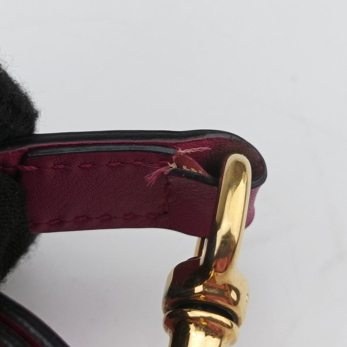 Pre-owned Gucci GG SUPREME beige×red×pink PVC coated canvas×Leather 409529 shoulderbag | stylenewstar