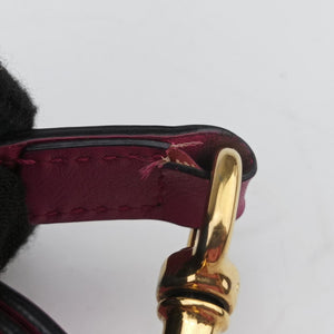 Pre-owned Gucci GG SUPREME beige×red×pink PVC coated canvas×Leather 409529 shoulderbag | stylenewstar