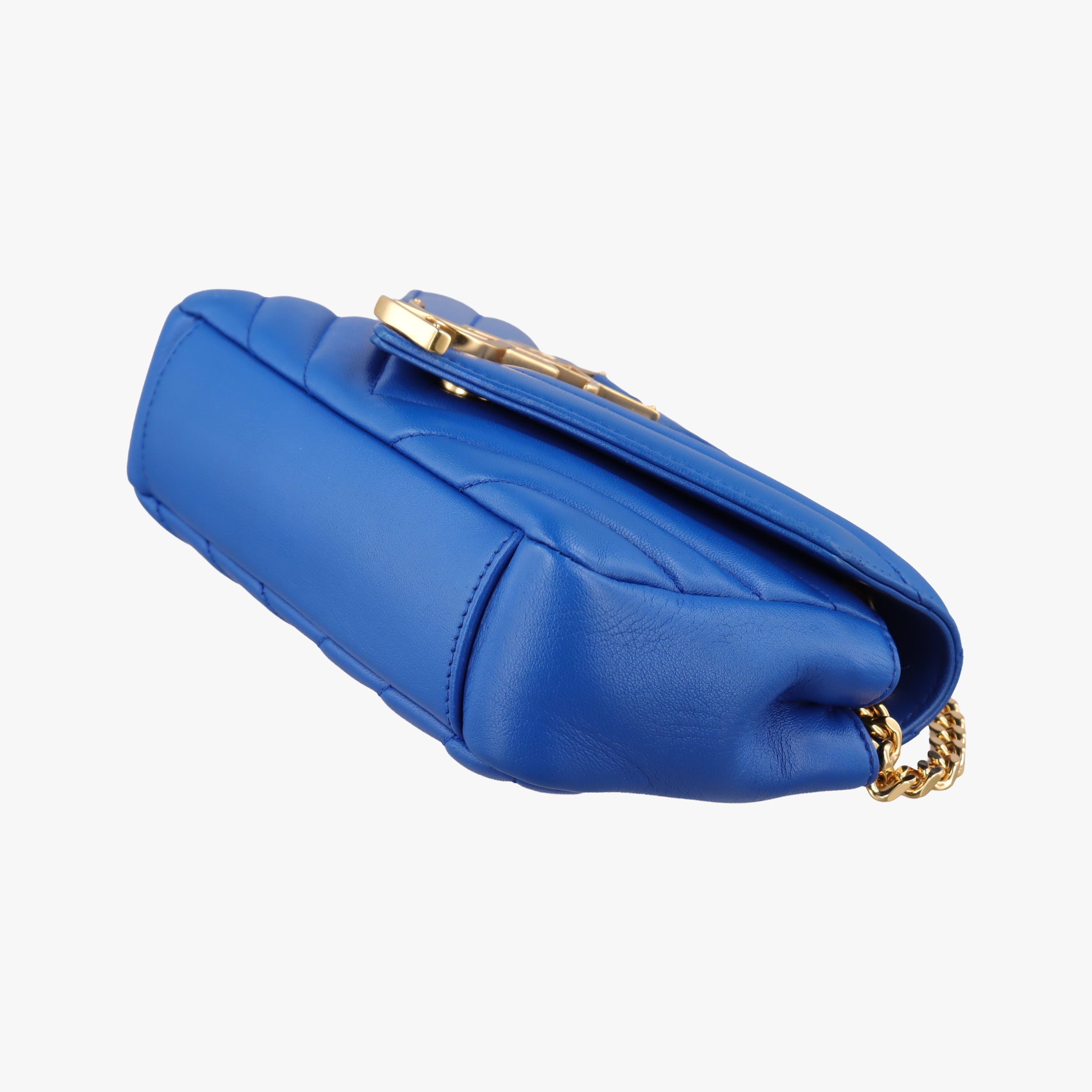 Secondhand Yves Saint Laurent Baby Chai Blue Leather 399289 shoulderbag | stylenewstar