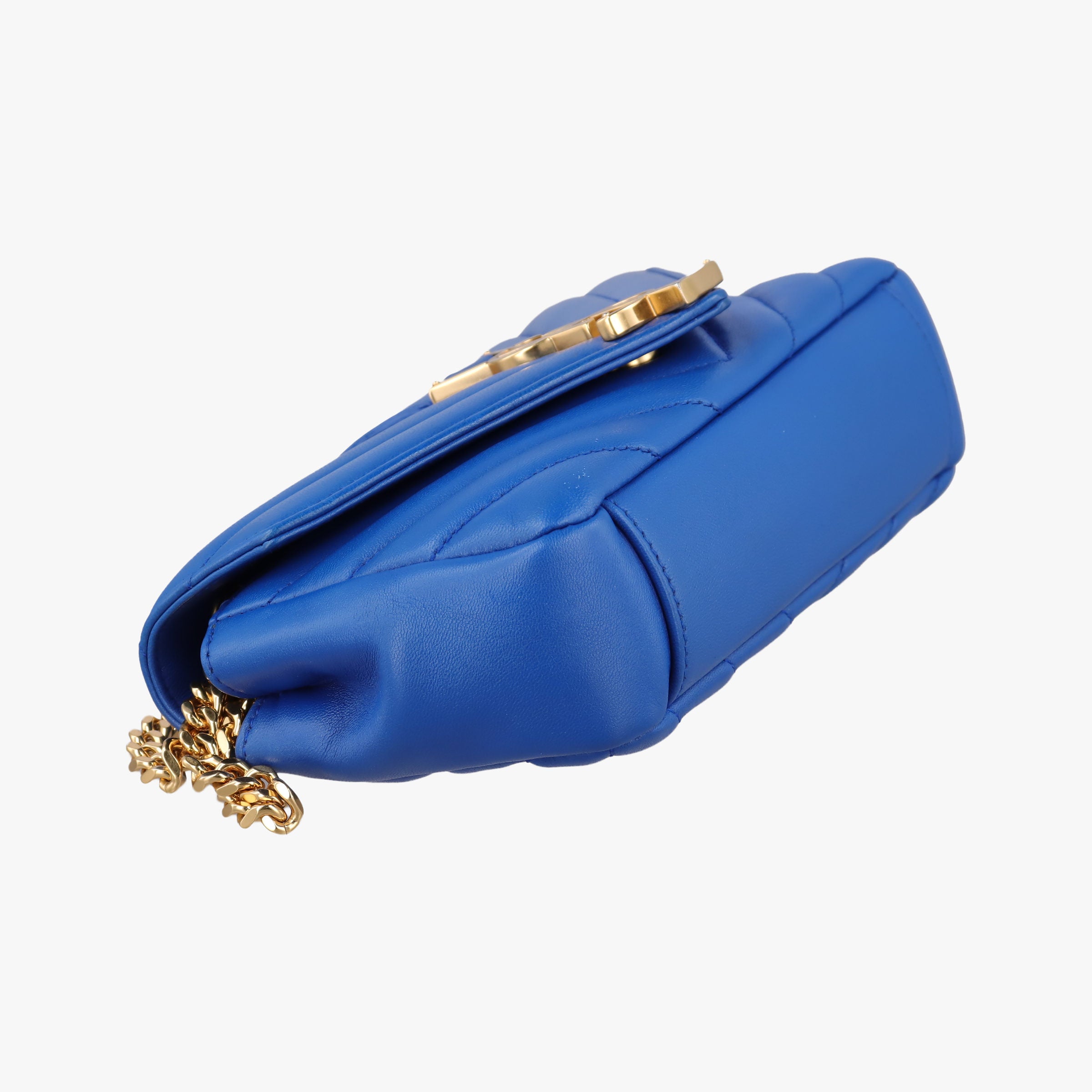 Secondhand Yves Saint Laurent Baby Chai Blue Leather 399289 shoulderbag | stylenewstar