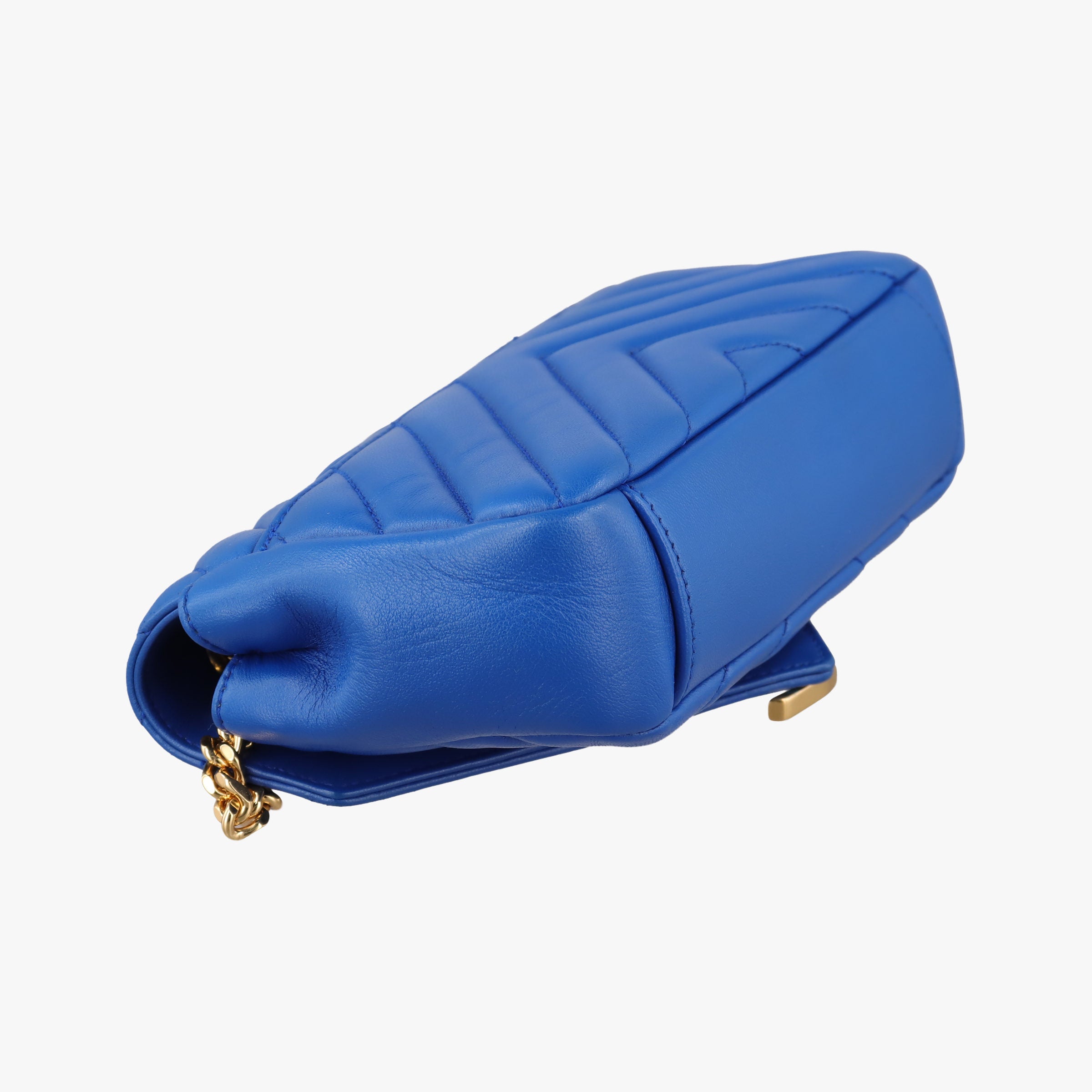 Secondhand Yves Saint Laurent Baby Chai Blue Leather 399289 shoulderbag | stylenewstar