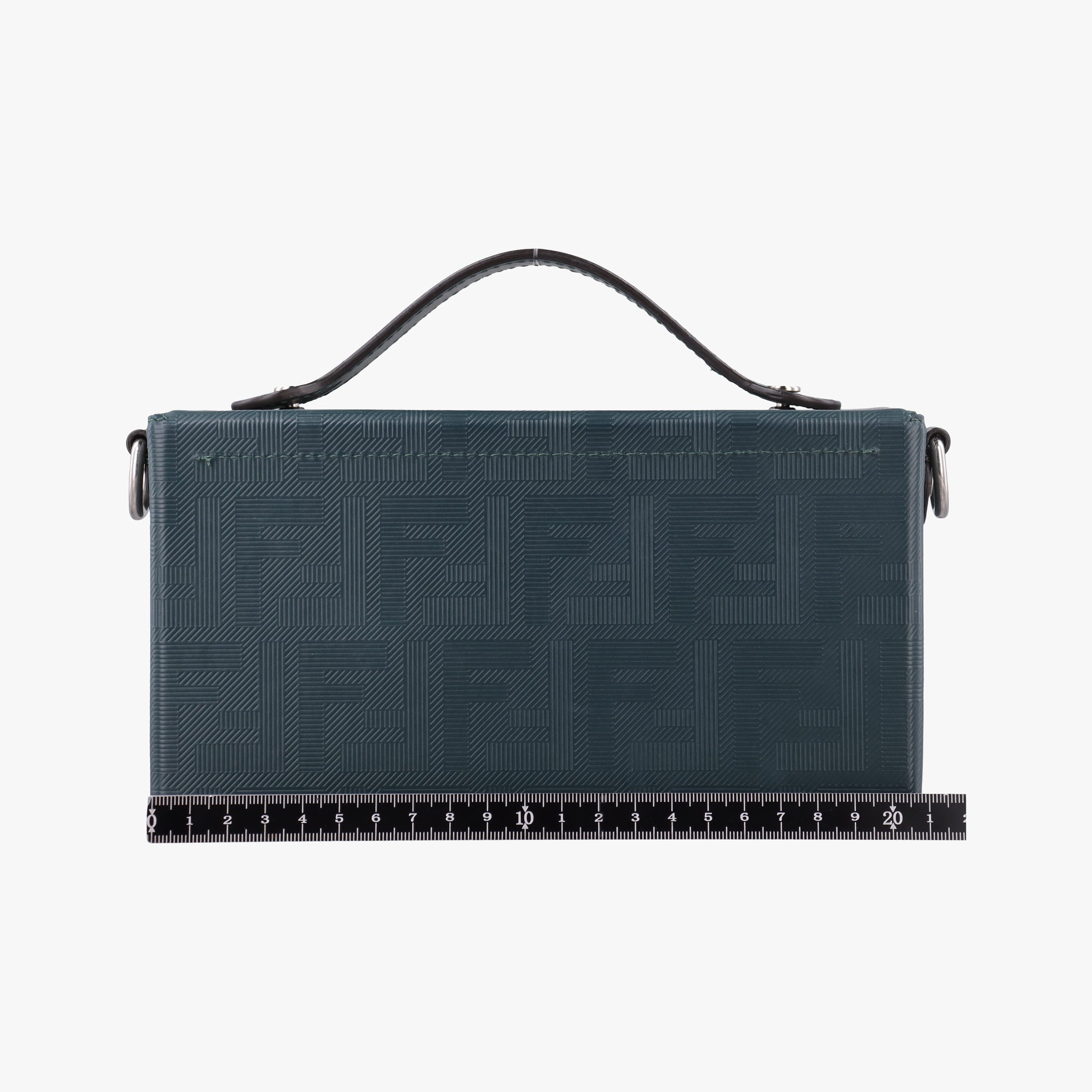 Vintage Fendi Soft Trunk Green Leather 7VA565 shoulderbag | stylenewstar