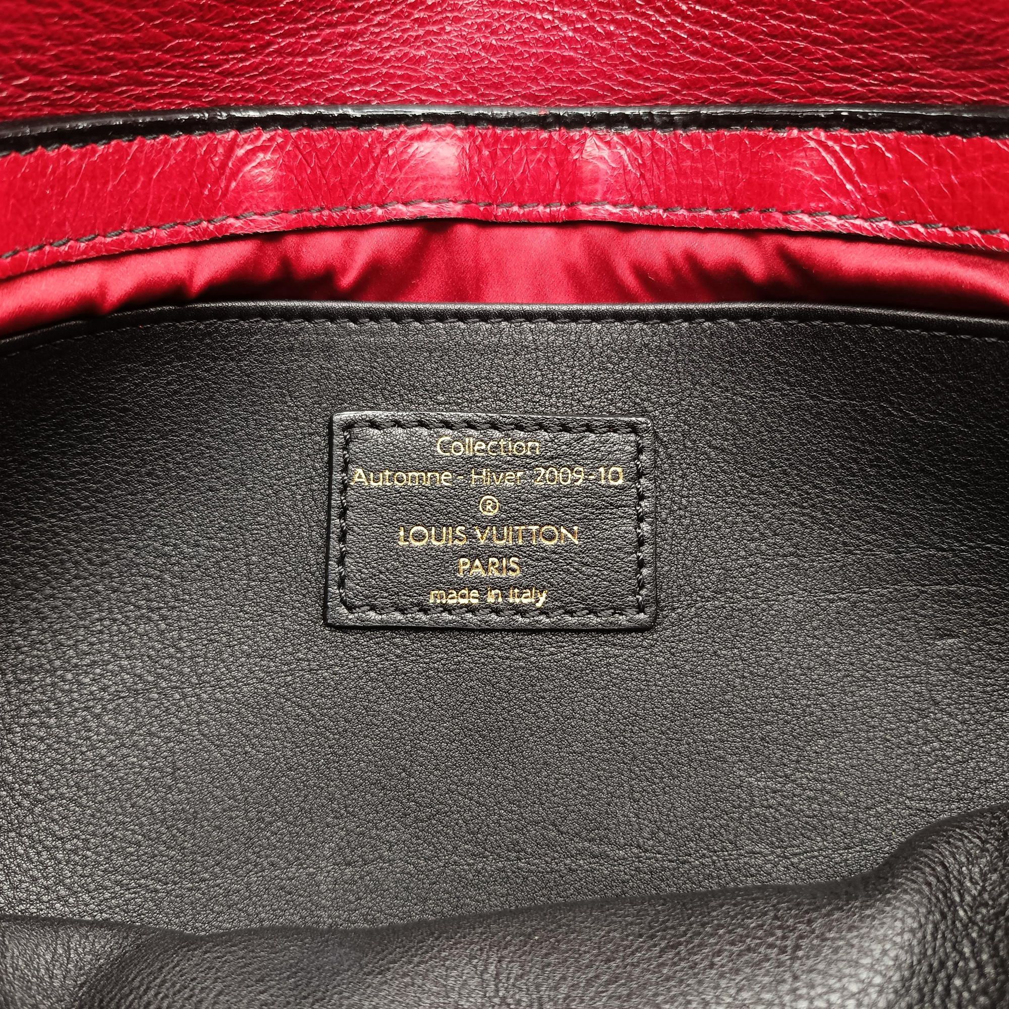 Pre-owned Louis Vuitton Monogram Glossy My Deer Enigme Rouge Monogram Empreinte M40280 clutchbag | stylenewstar
