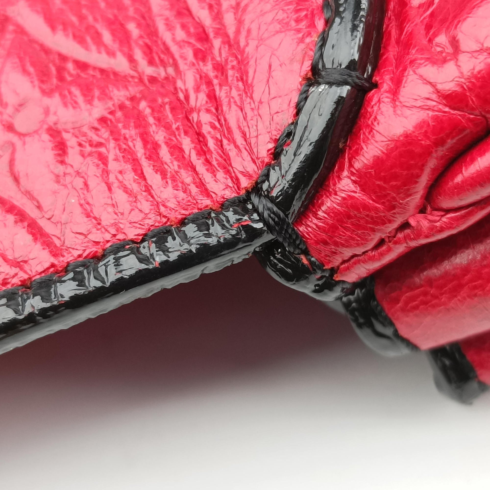 Pre-owned Louis Vuitton Monogram Glossy My Deer Enigme Rouge Monogram Empreinte M40280 clutchbag | stylenewstar
