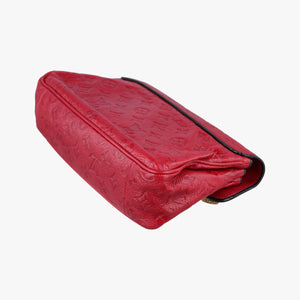 Pre-owned Louis Vuitton Monogram Glossy My Deer Enigme Rouge Monogram Empreinte M40280 clutchbag | stylenewstar