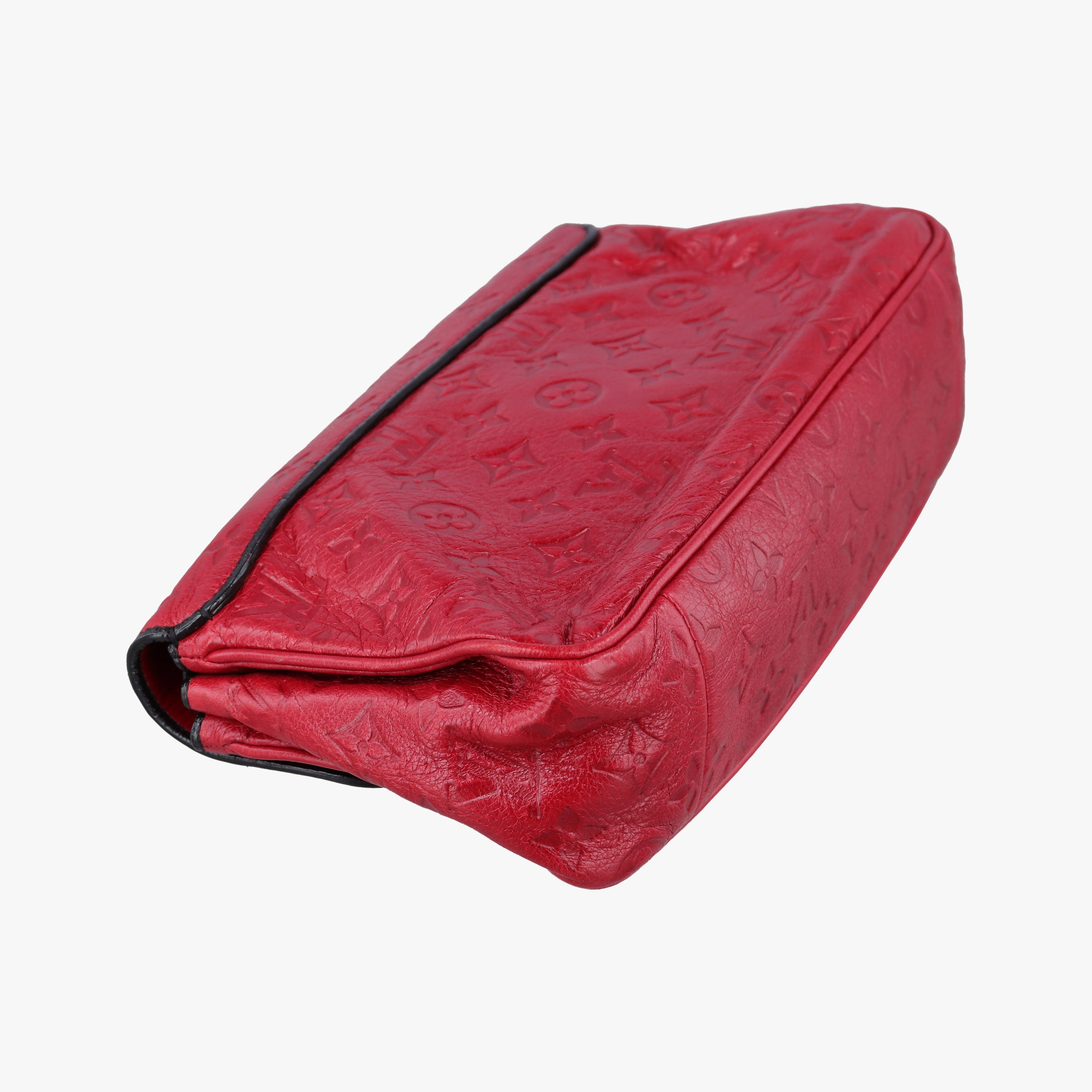 Pre-owned Louis Vuitton Monogram Glossy My Deer Enigme Rouge Monogram Empreinte M40280 clutchbag | stylenewstar
