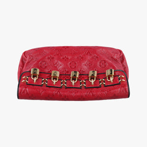 Pre-owned Louis Vuitton Monogram Glossy My Deer Enigme Rouge Monogram Empreinte M40280 clutchbag | stylenewstar