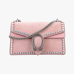 Vintage Gucci Dionysus Pink Suede x Leather 400249 shoulderbag | stylenewstar