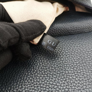 Pre-owned Gucci GG Marmont Black Leather 421890 shoulderbag | stylenewstar
