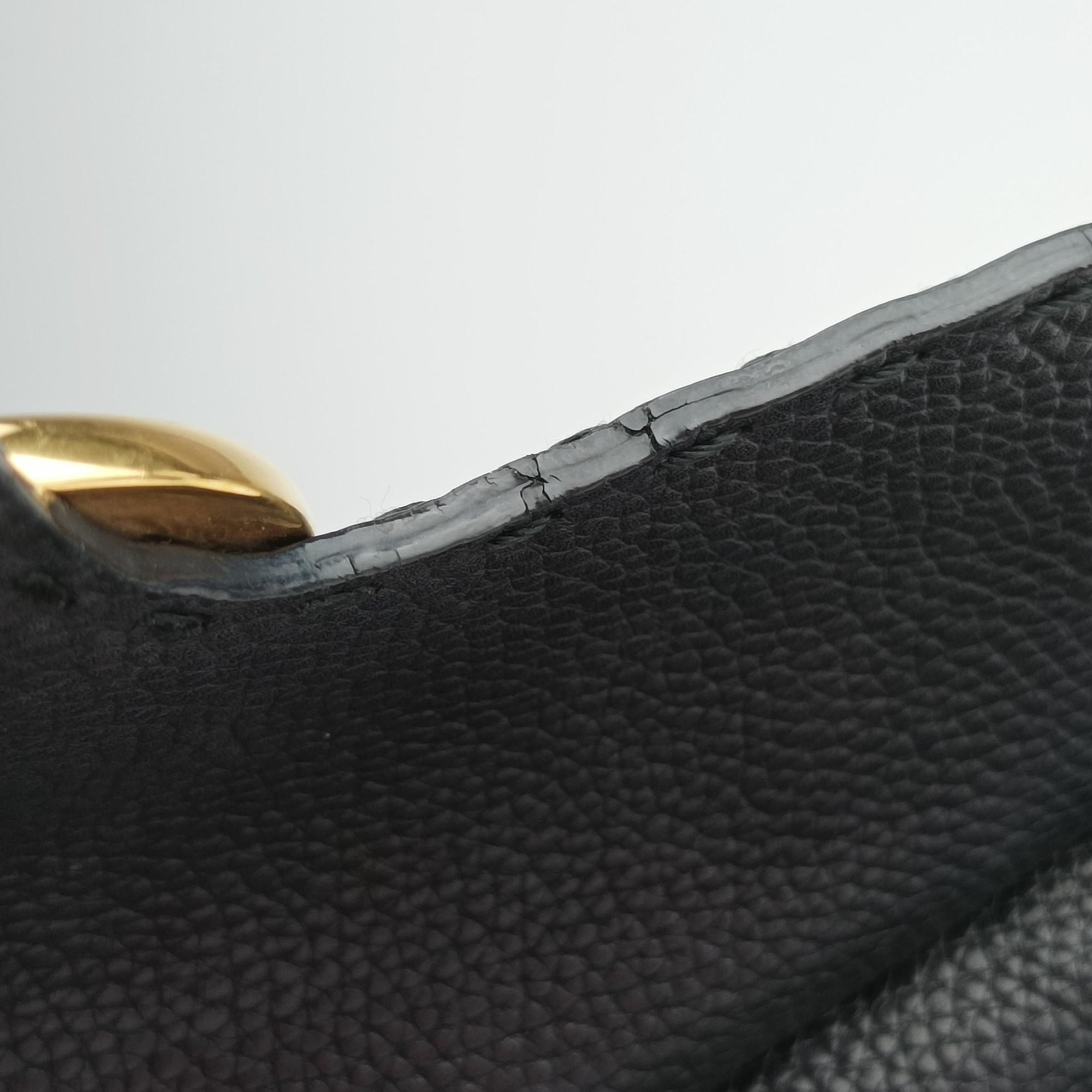 Pre-owned Gucci GG Marmont Black Leather 421890 shoulderbag | stylenewstar