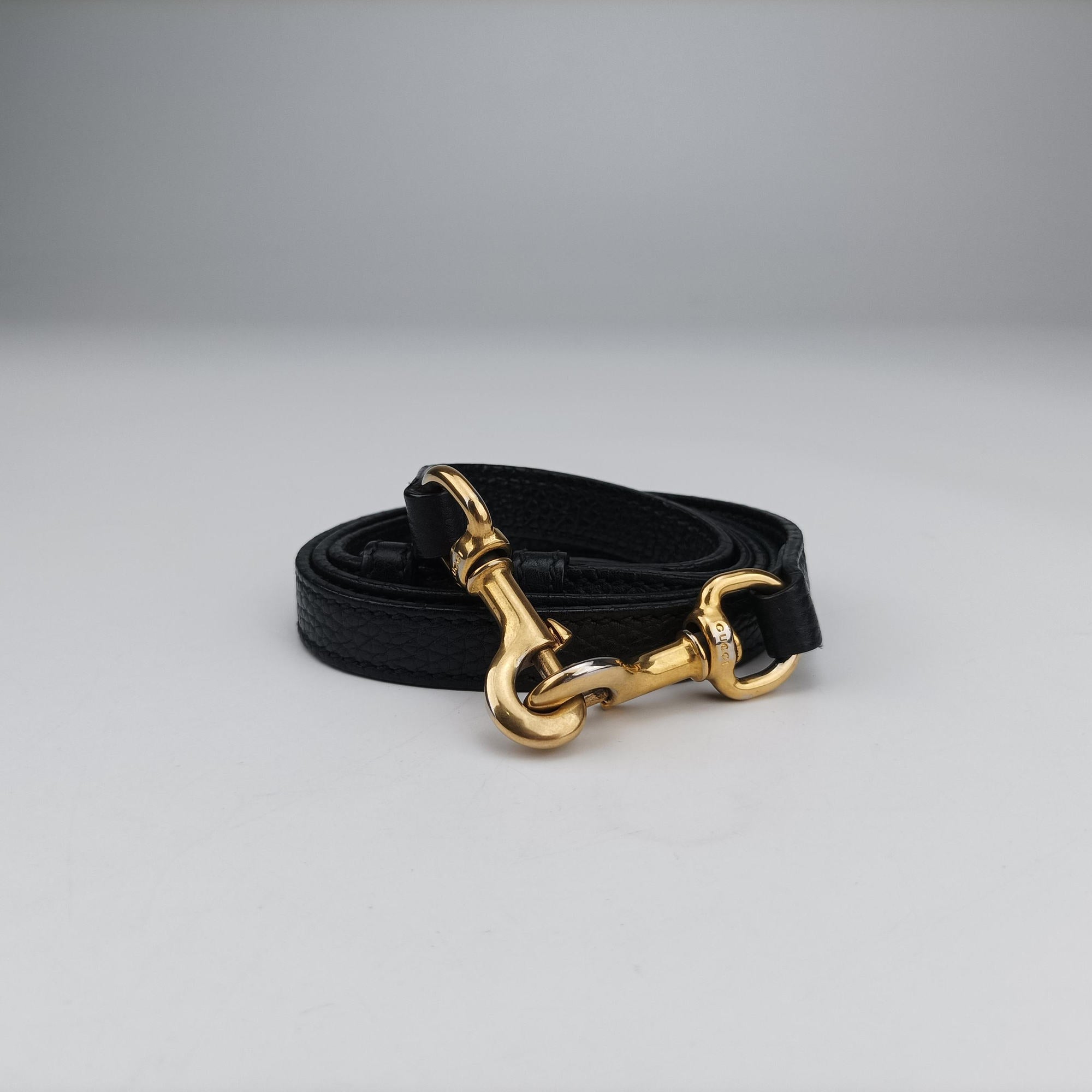 Pre-owned Gucci GG Marmont Black Leather 421890 shoulderbag | stylenewstar