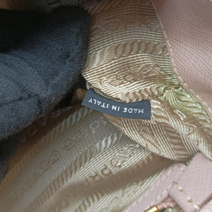 Pre-owned Prada Galleria Pink SAFFIANO Leather BN1786 shoulderbag | stylenewstar