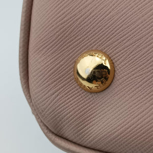 Pre-owned Prada Galleria Pink SAFFIANO Leather BN1786 shoulderbag | stylenewstar