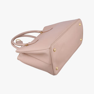 Pre-owned Prada Galleria Pink SAFFIANO Leather BN1786 shoulderbag | stylenewstar