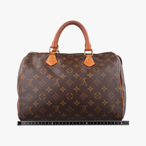 Pre-owned Louis Vuitton Speedy 30 BROWN Monogram Canvas M41526 handbag | stylenewstar
