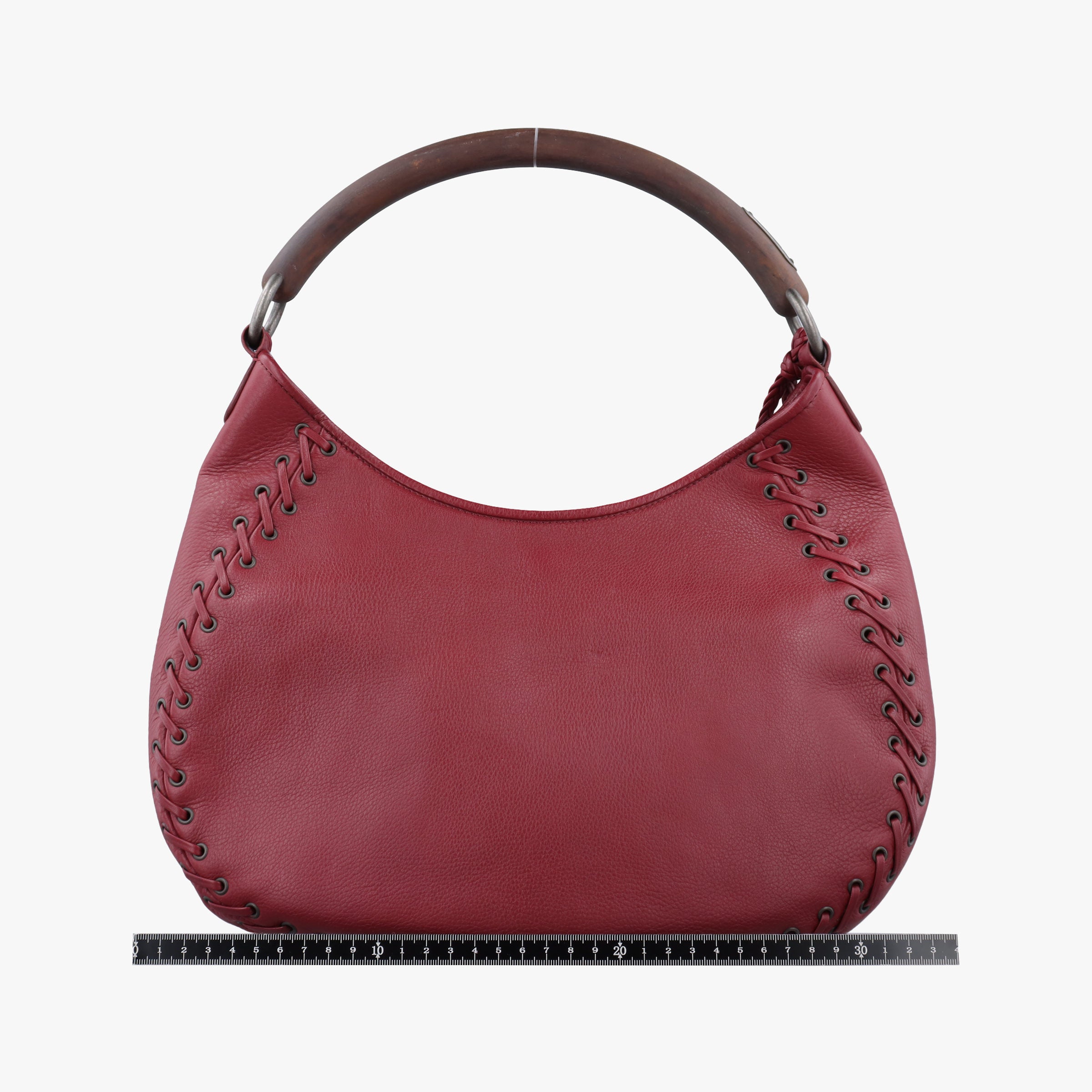 Pre-owned Christian Dior Ethnic Hobo Red Leather  handbag | stylenewstar
