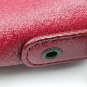 Pre-owned Christian Dior Ethnic Hobo Red Leather  handbag | stylenewstar