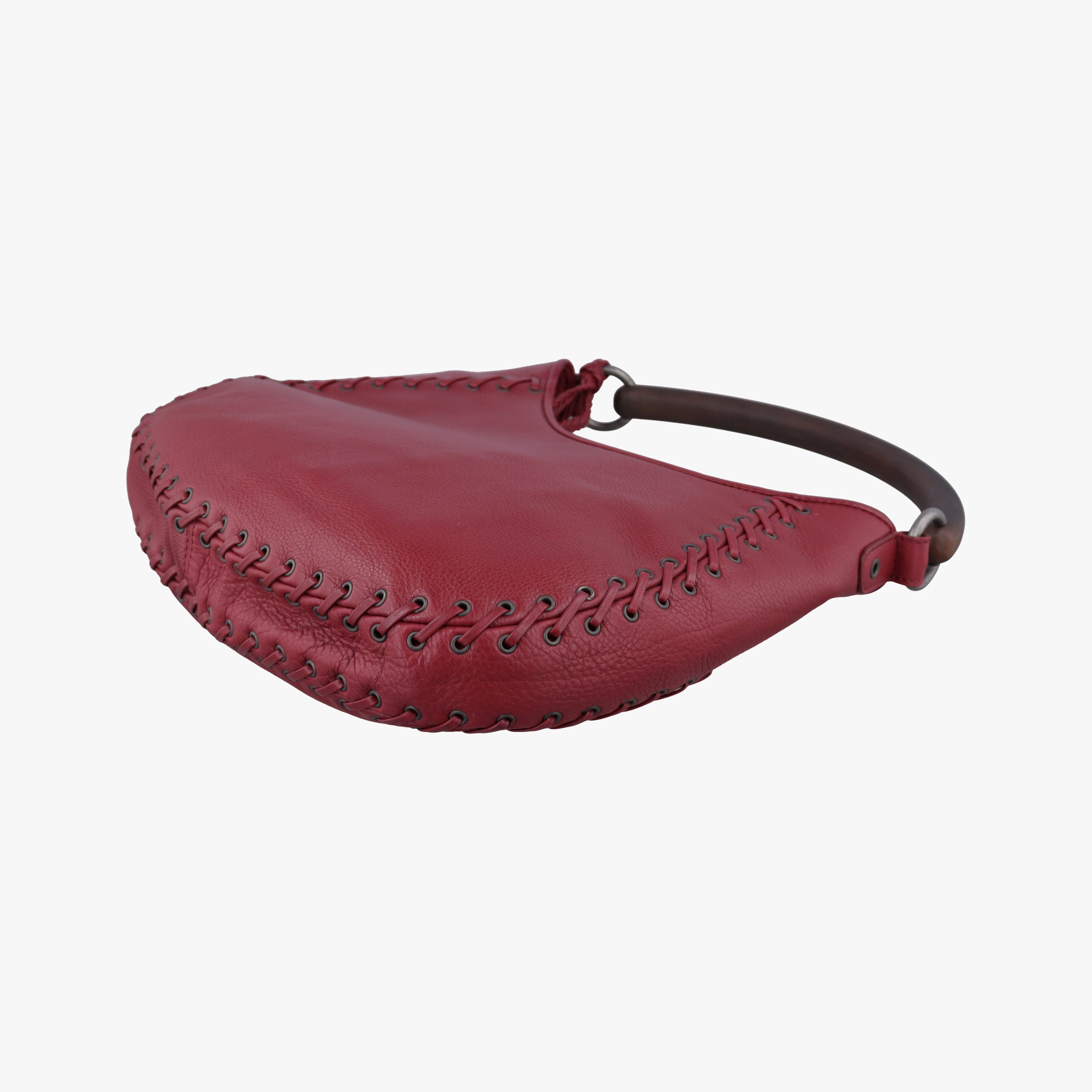 Pre-owned Christian Dior Ethnic Hobo Red Leather  handbag | stylenewstar