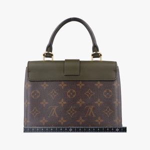 Pre-owned Louis Vuitton Locky BB Brown×Laurier Monogram canvas×calf leather M44797 shoulderbag | stylenewstar