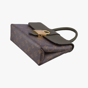 Pre-owned Louis Vuitton Locky BB Brown×Laurier Monogram canvas×calf leather M44797 shoulderbag | stylenewstar