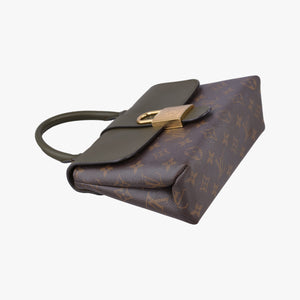 Pre-owned Louis Vuitton Locky BB Brown×Laurier Monogram canvas×calf leather M44797 shoulderbag | stylenewstar