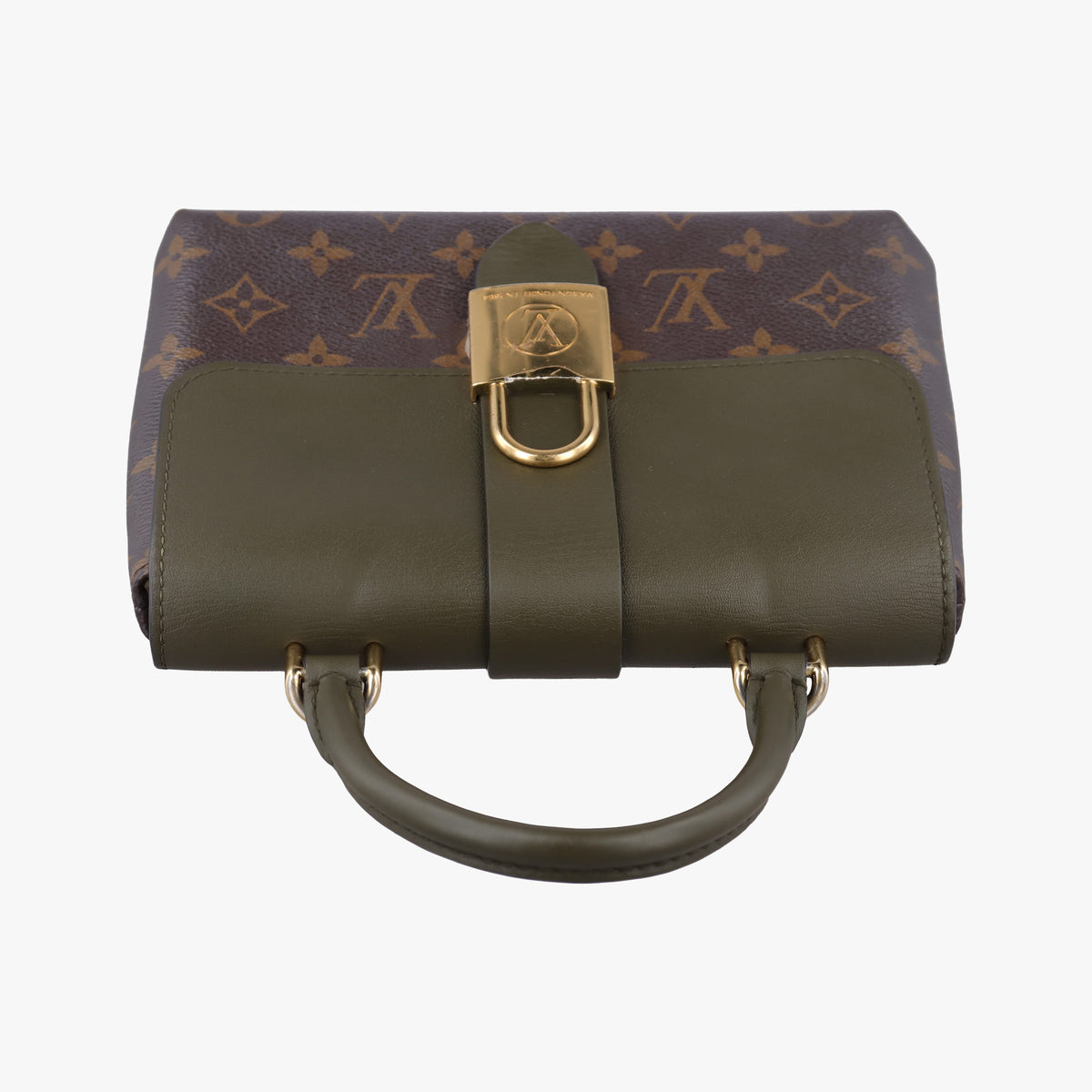 Pre-owned Louis Vuitton Locky BB Brown×Laurier Monogram canvas×calf leather M44797 shoulderbag | stylenewstar