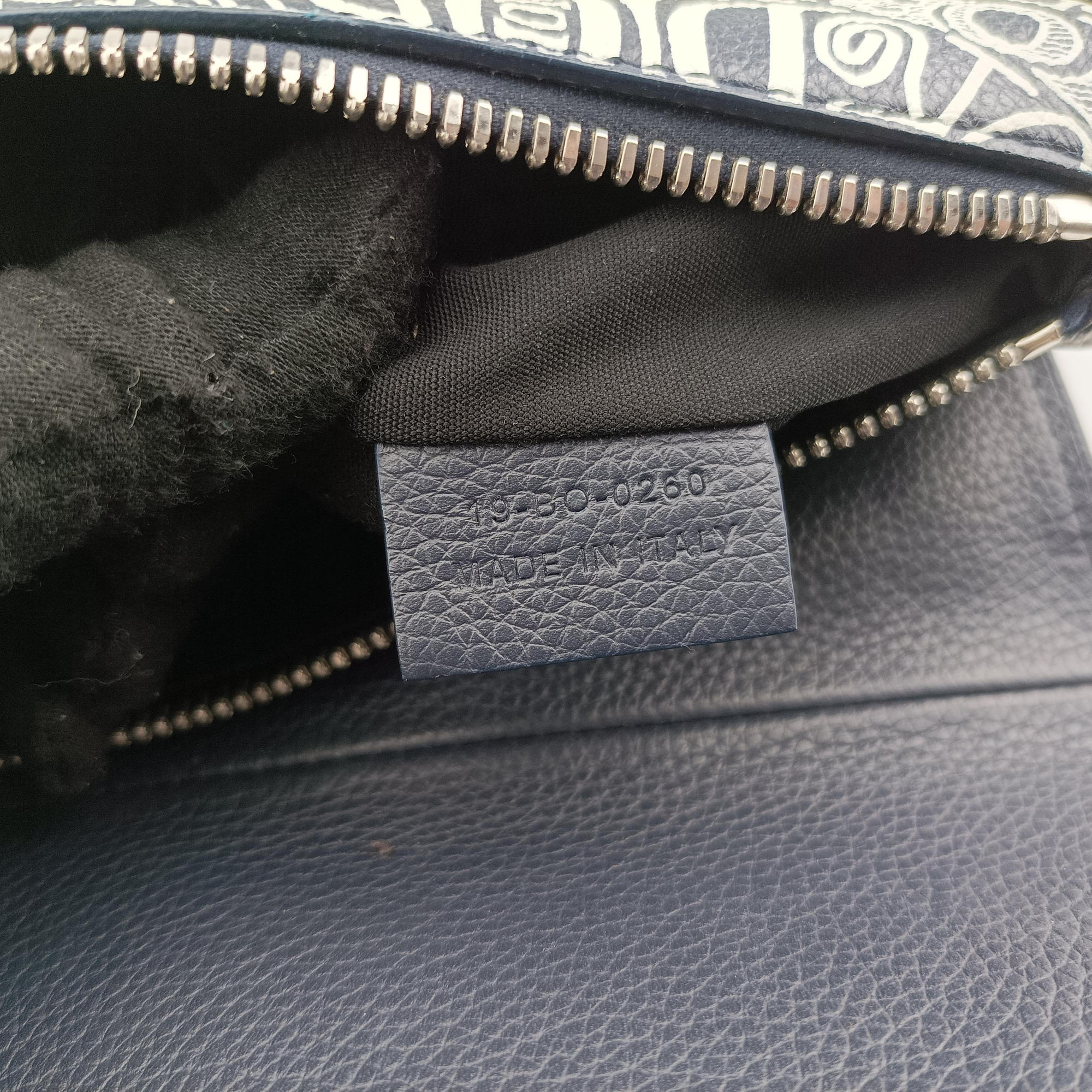 Pre-owned Christian Dior Saddle Navy Leather  bum bag/waist bag | stylenewstar