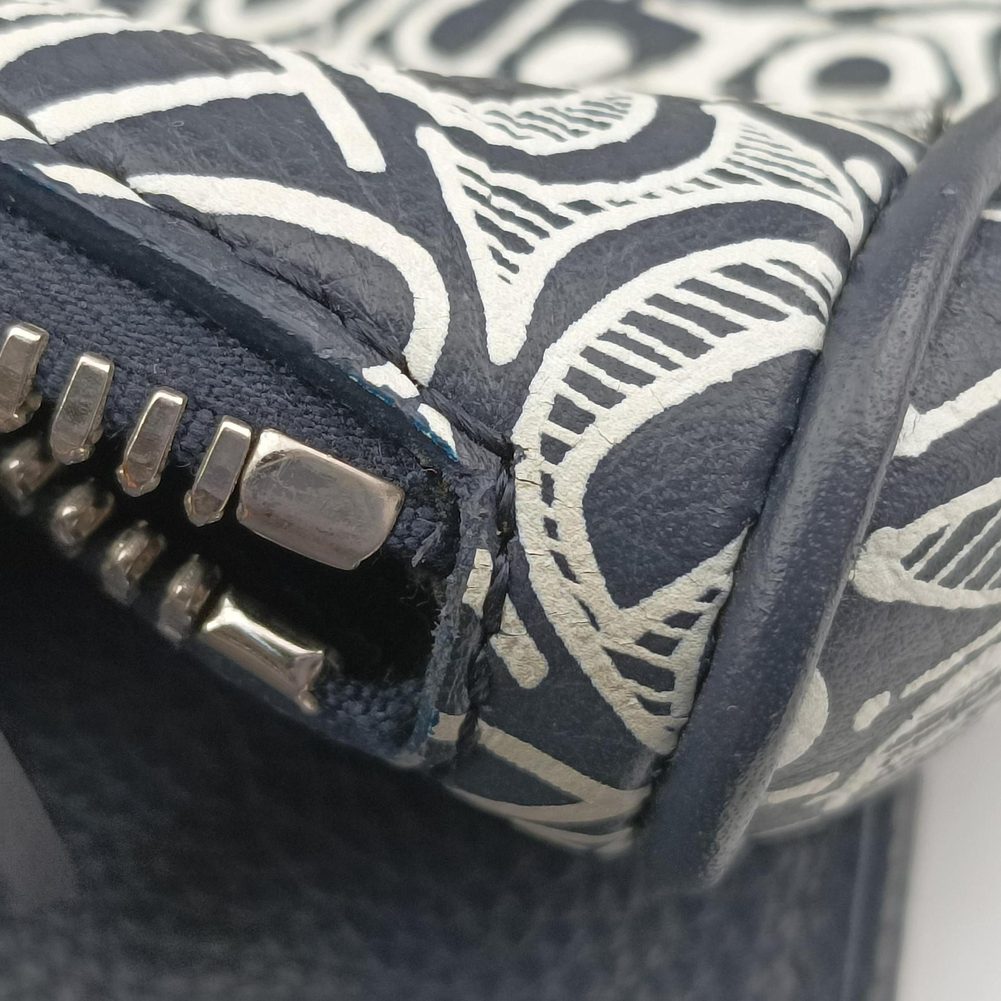 Pre-owned Christian Dior Saddle Navy Leather  bum bag/waist bag | stylenewstar