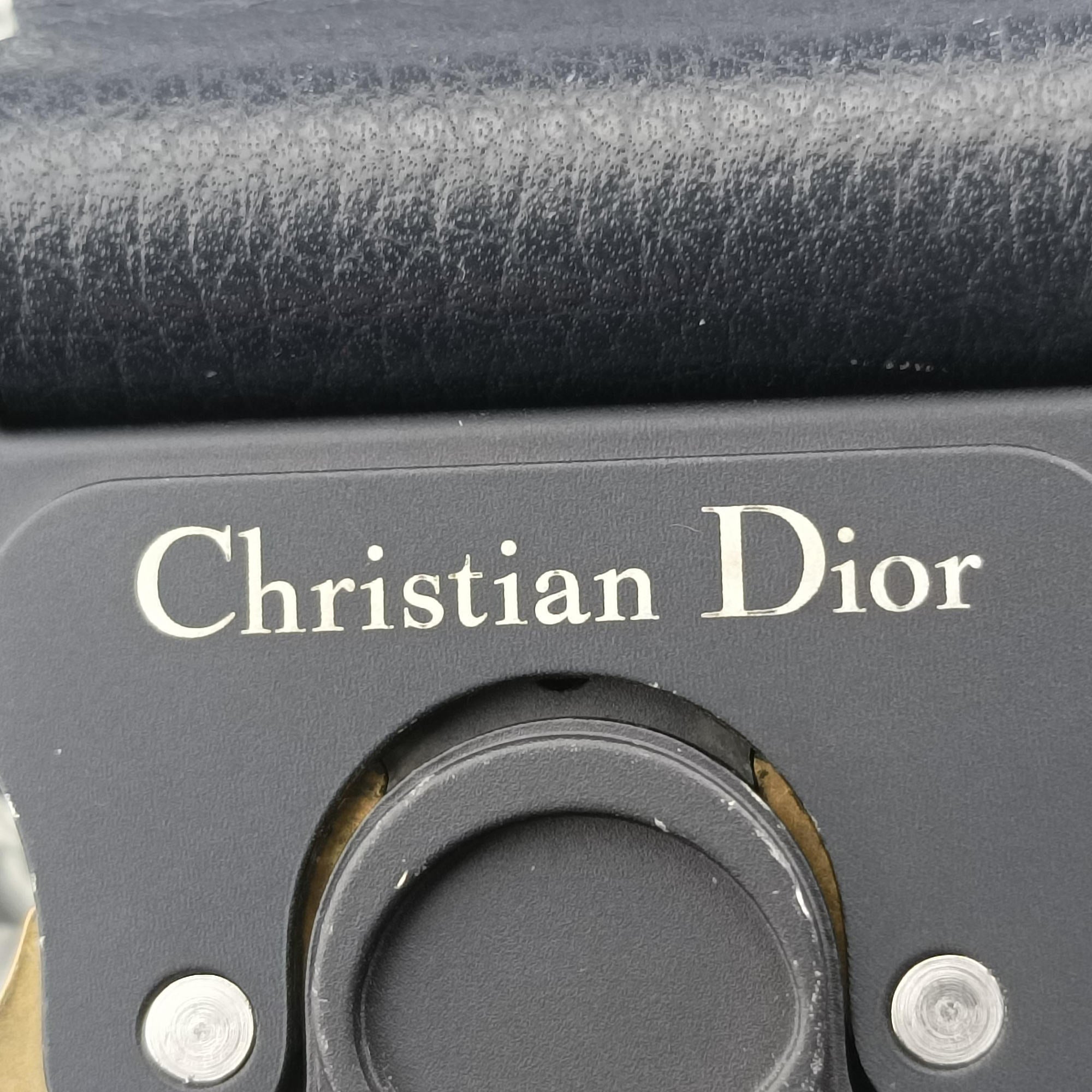 Pre-owned Christian Dior Saddle Navy Leather  bum bag/waist bag | stylenewstar