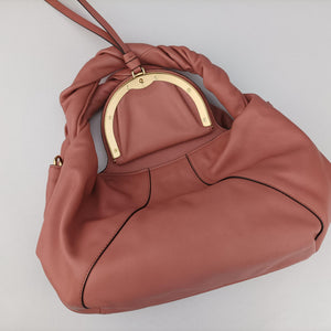 Pre-owned Fendi Spy Pink Leather 8BH838 shoulderbag | stylenewstar