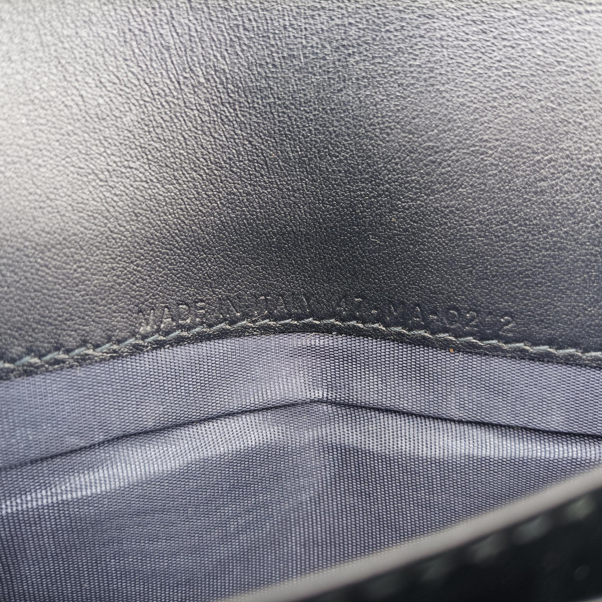 Pre-owned Christian Dior Saddle Navy×Gray jacquard×Leather  shoulderbag | stylenewstar