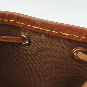 Pre-owned Louis Vuitton Nano Noe Brown Monogram canvas M41346 shoulderbag | stylenewstar