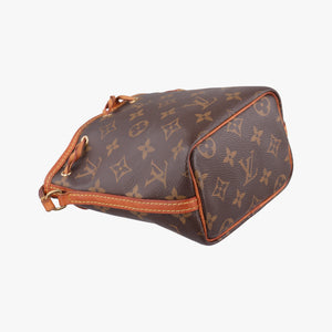 Pre-owned Louis Vuitton Nano Noe Brown Monogram canvas M41346 shoulderbag | stylenewstar