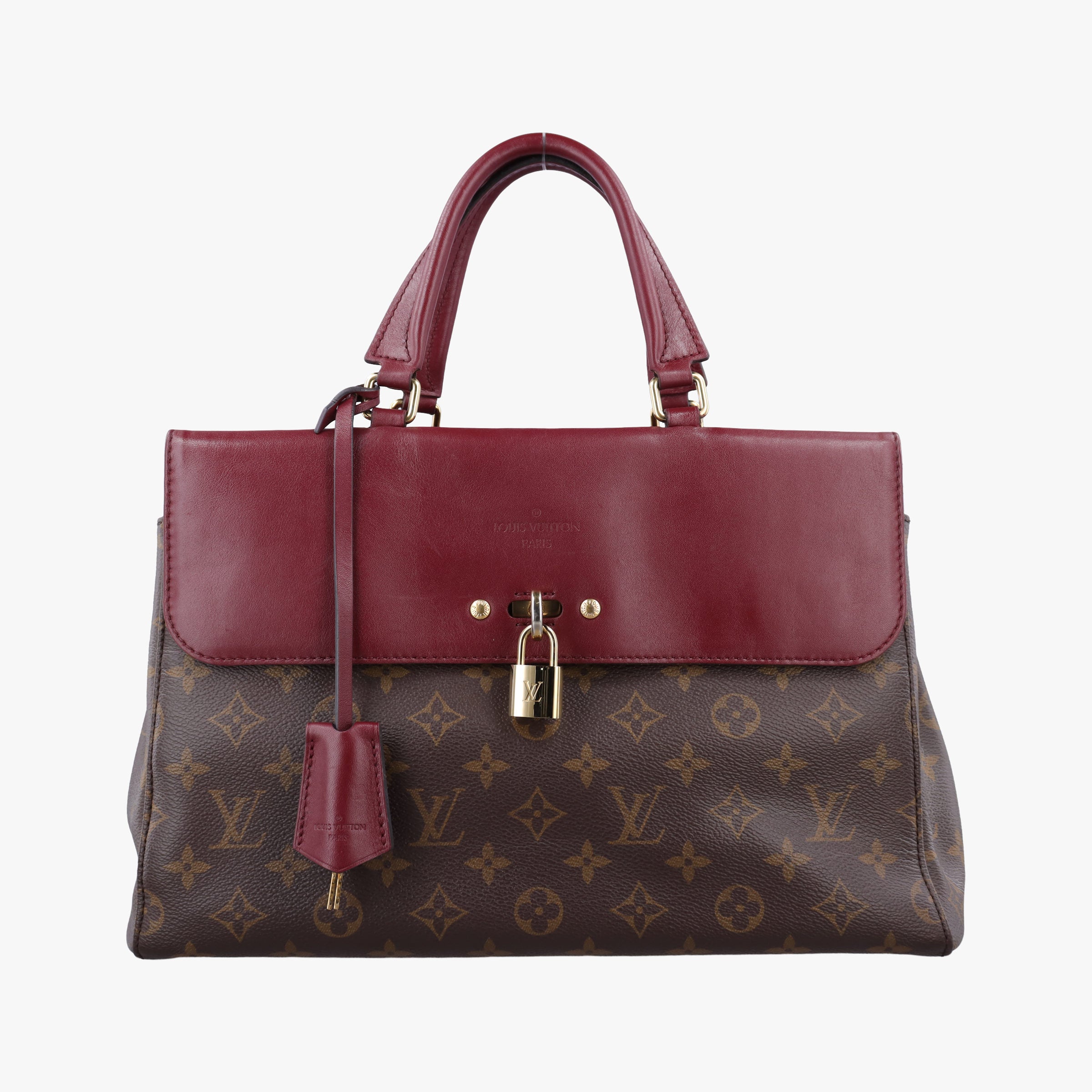 Pre-owned Louis Vuitton Venus brown×RAISIN Monogram Canvas×calf leather M42413 handbag | stylenewstar