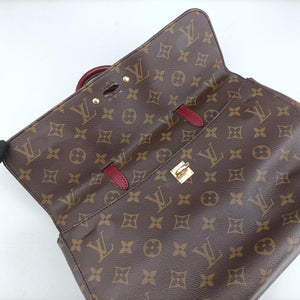 Pre-owned Louis Vuitton Venus brown×RAISIN Monogram Canvas×calf leather M42413 handbag | stylenewstar