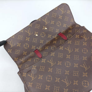 Pre-owned Louis Vuitton Venus brown×RAISIN Monogram Canvas×calf leather M42413 handbag | stylenewstar