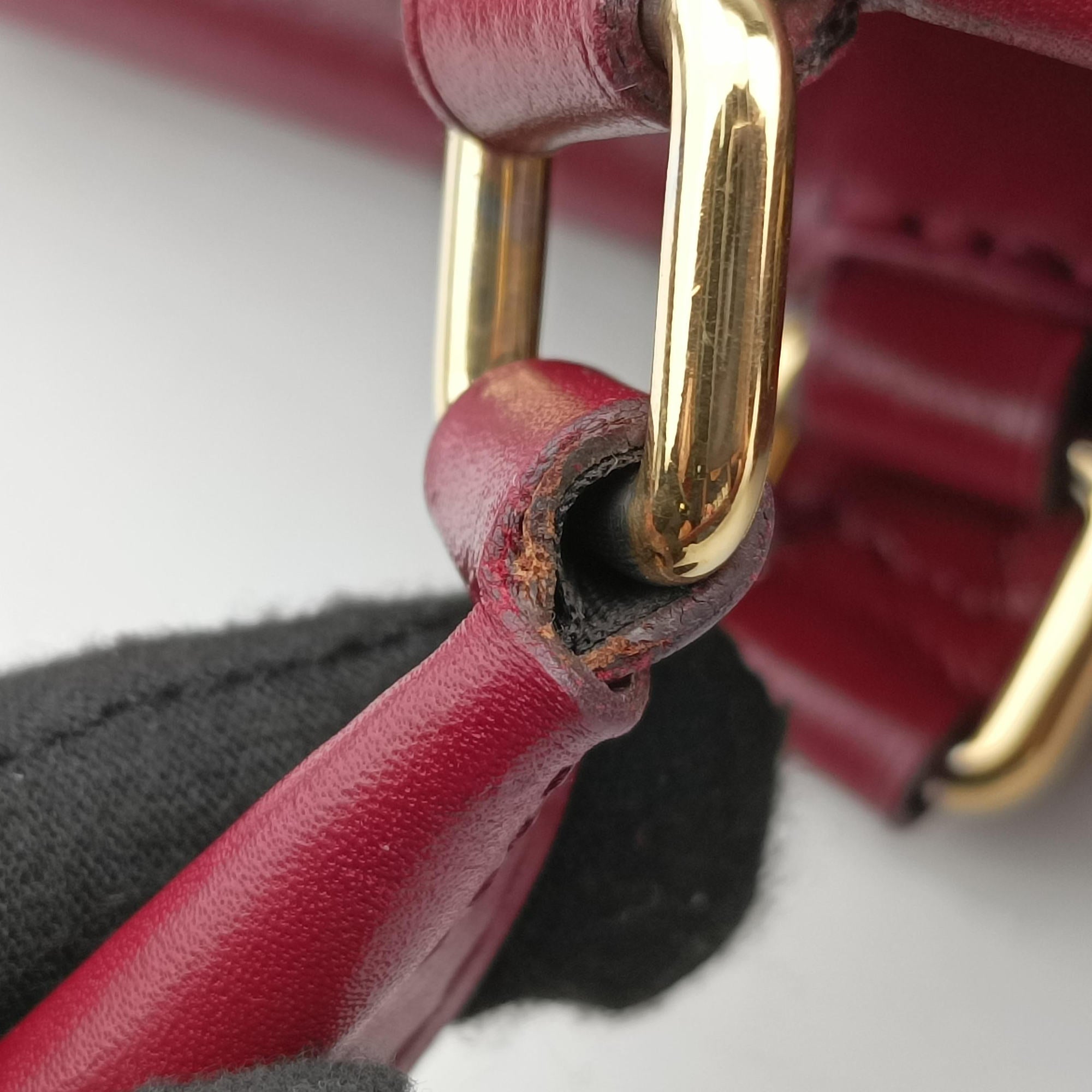 Pre-owned Louis Vuitton Venus brown×RAISIN Monogram Canvas×calf leather M42413 handbag | stylenewstar