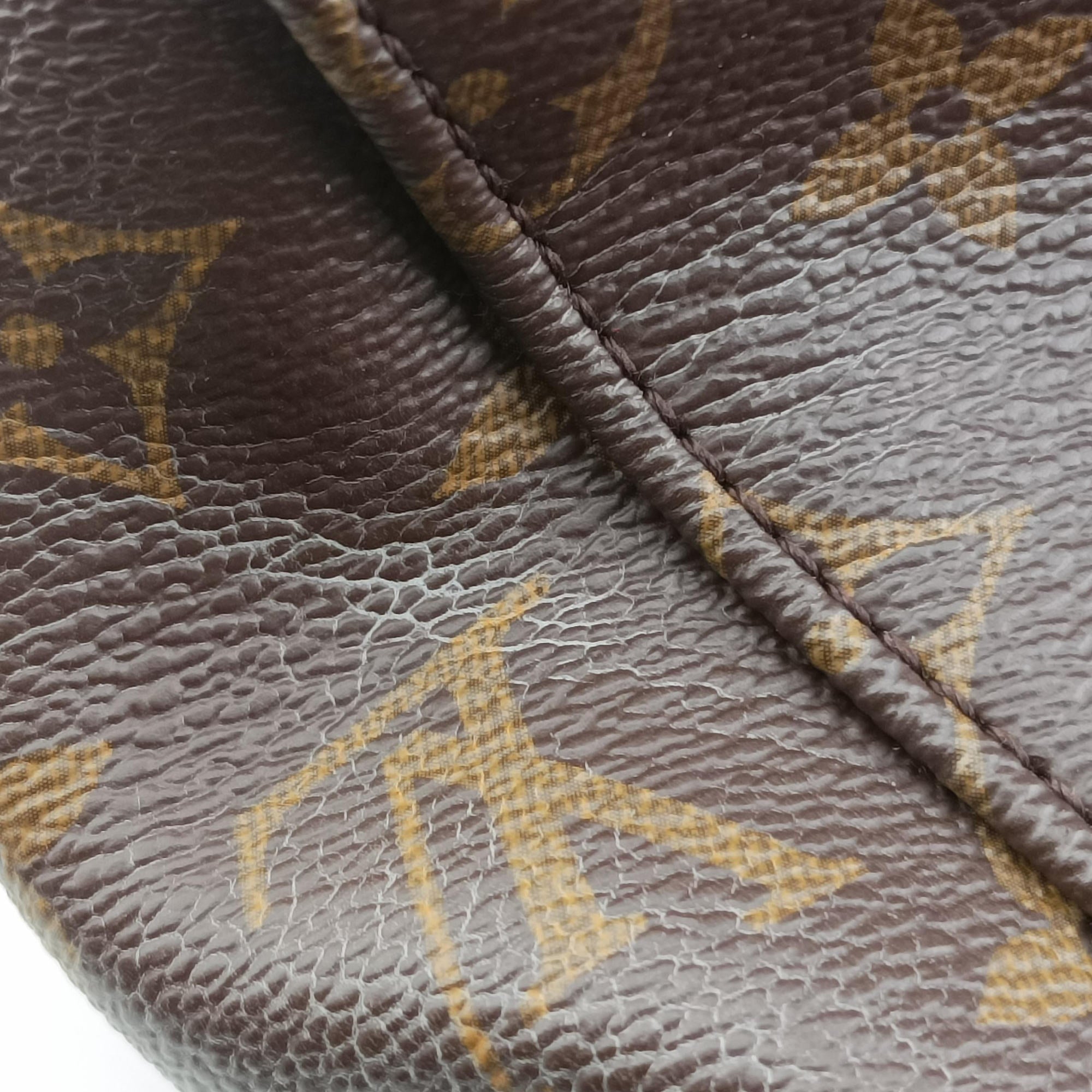 Pre-owned Louis Vuitton Venus brown×RAISIN Monogram Canvas×calf leather M42413 handbag | stylenewstar